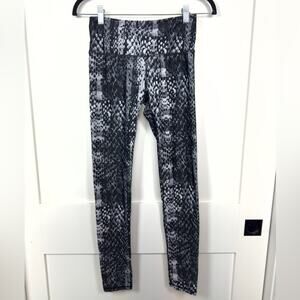 Playground Pant Snakeskin Black White Leggings Size Small